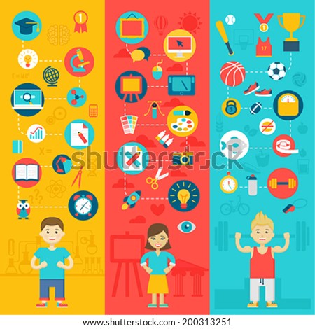 Education icons Vector illustration Education icons Vector illustration