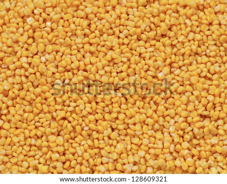 Canned corn for background