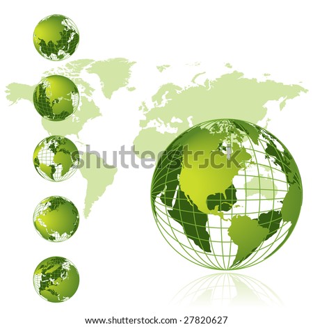 World+globe+map+vector