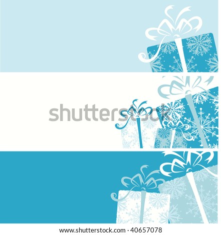 best gift box design. stock vector : Christmas gift