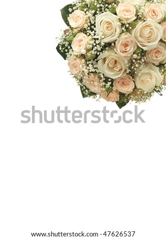 stock photo Wedding card with place for your text