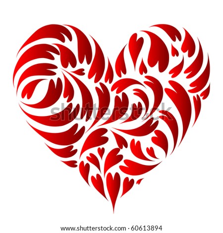 Heart shape vector