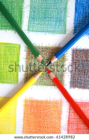 Color mix, pencils