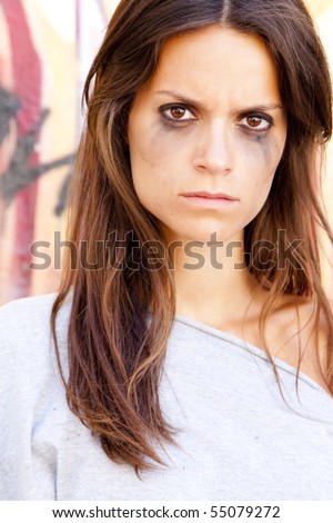 http://image.shutterstock.com/display_pic_with_logo/126010/126010,1276425769,1/stock-photo-angry-woman-portrait-after-crying-55079272.jpg