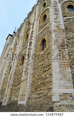 White  Tower Close-Up, Tower of London, England