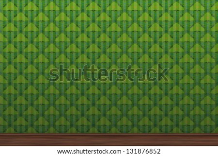 green room wallpaper