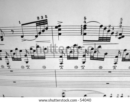 a sheet of music 1