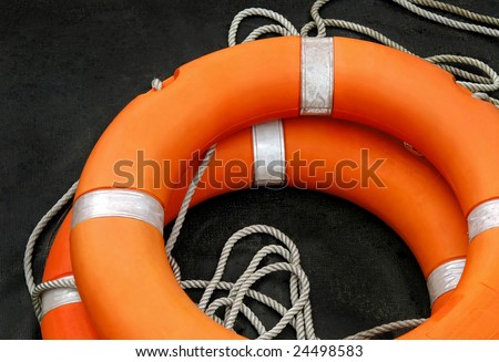 life buoy on boat
