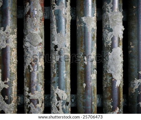 rough metal column background