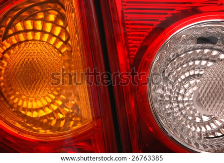 car lamp close-up