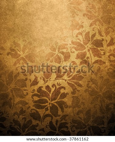 floral wallpaper vintage. stock photo : vintage floral