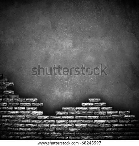 Broken Wall Stock Photo 68245597 : Shutterstock