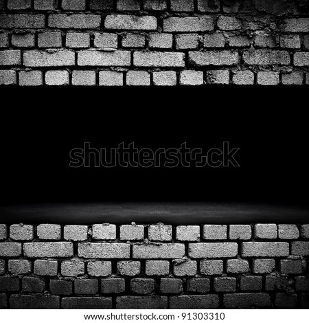 inside brick wall