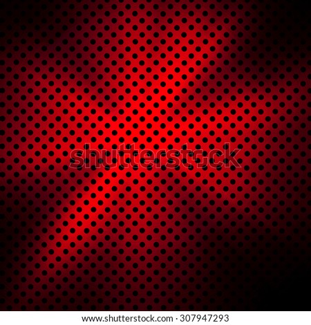 red metal mesh background