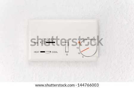 Air conditioner controller on the wall