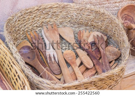 Wooden souvenirs in Erice