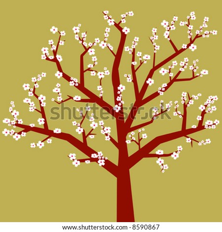 Almond Tree Drawing