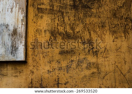 Aged grunge abstract concrete texture with dents and cracked