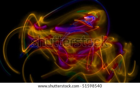 Abstract background, obtained with a freezelight photographic style