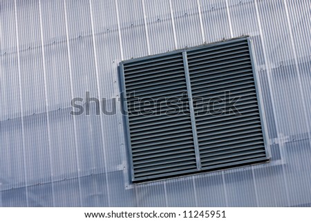 Industrial roof ventilation