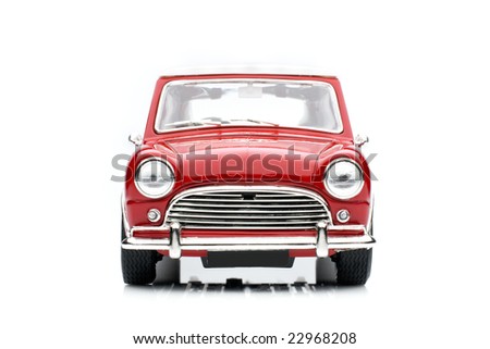 Classic mini model front view Classic mini model front view