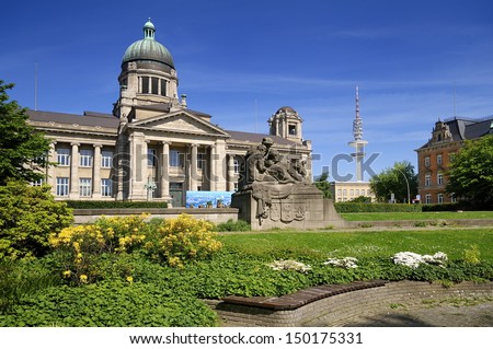 Hamburg, Germany, District Court Building