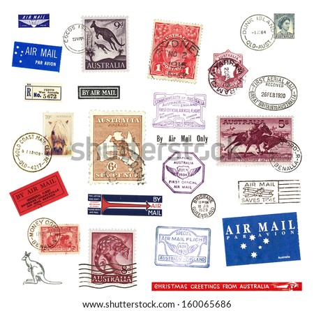 Postage Stamps And Labels From Australia