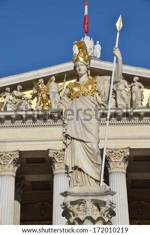 Pallas Athena, Parliament, Vienna, Austria