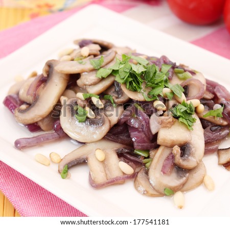 Mushroom dish