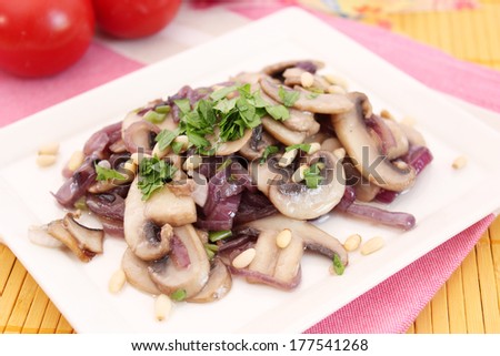Mushroom dish