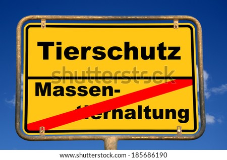 German sign \