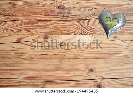 old wooden board love