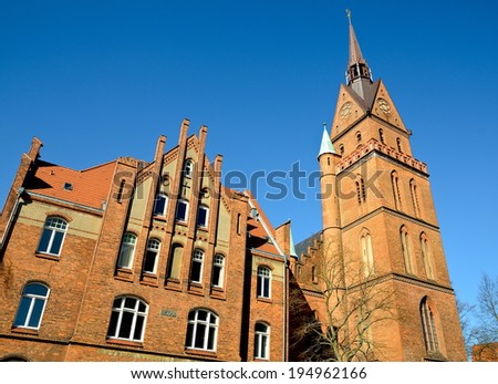 Church of the Sacred Heart in Luebeck, Germany