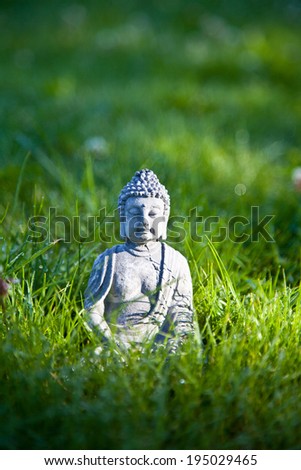 Buddha Meditation in the morning sun