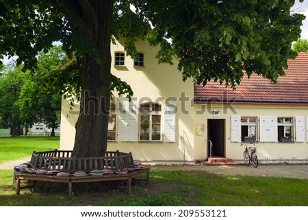 Community center, Saalow, Brandenburg, Germany