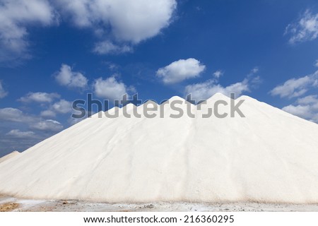 Salt mountains on Mallorca