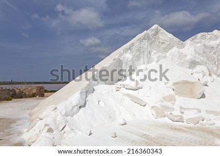 Sea salt production in Mallorca