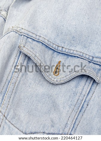 denim jacket pocket