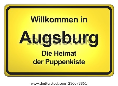Welcome in Augsburg - in german language