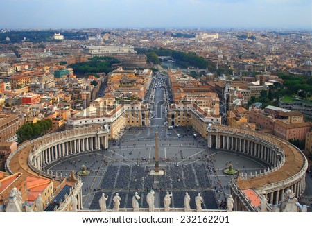 Saint Peter\'s Square, Italy