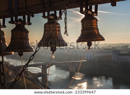 Bells on bell tower
