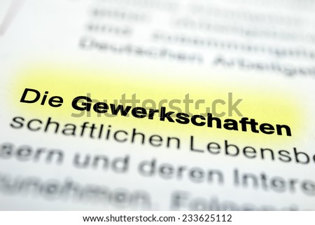 the German word \