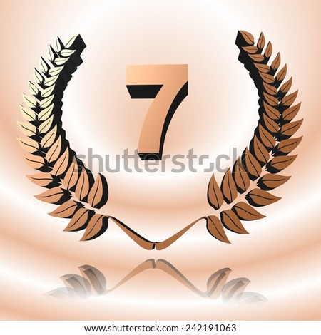 sign: jubilee ear with the number 7