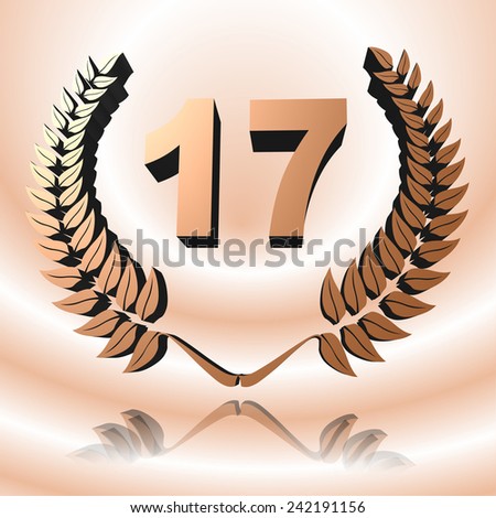 sign: jubilee ear with the number 17
