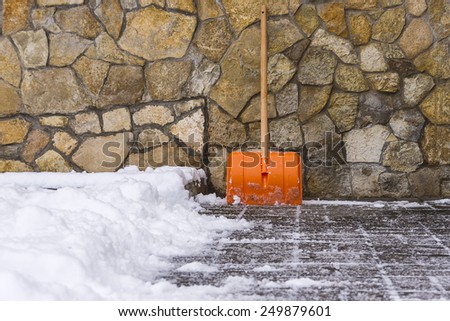 snow clearing break