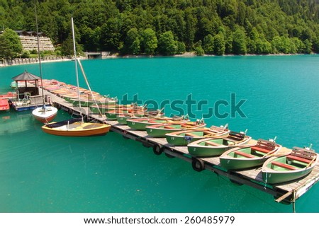 Walchensee, Bavaria, lake, boat rentals