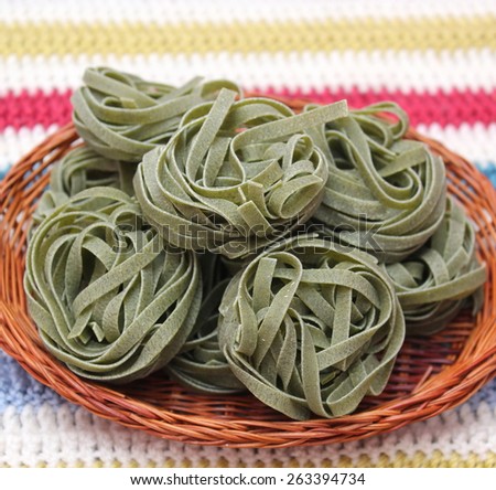 green noodles