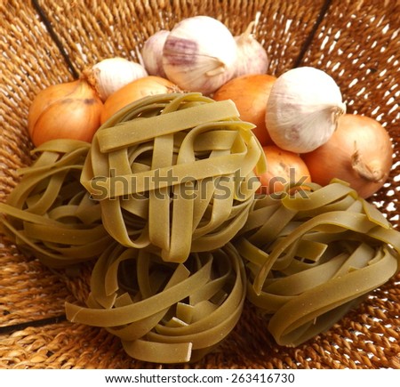 green noodles