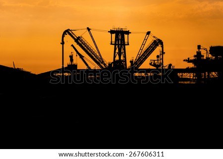 rotterdam port sunrise
