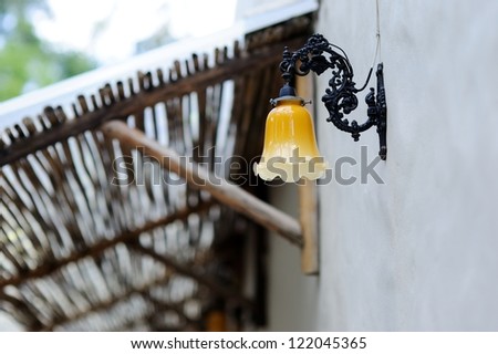 Antique Outdoor Wall Lamp